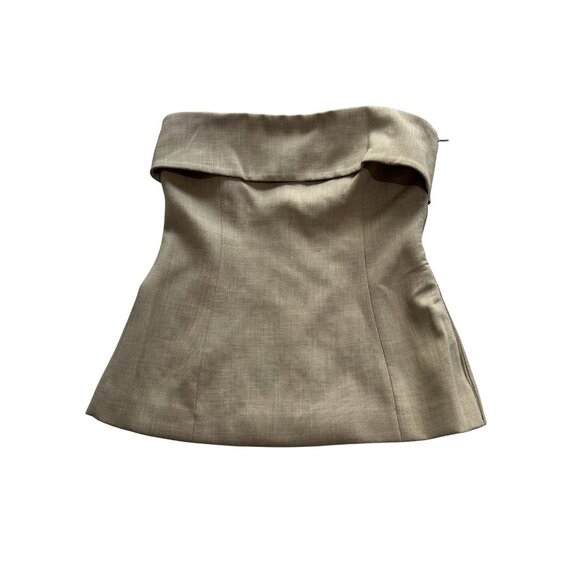 Meshki Tops - MESHKI Natalie Textured Strapless Top in Natural